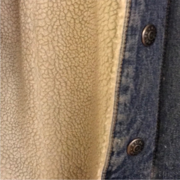 Denim Shearling Jacket - Picture 5 of 9